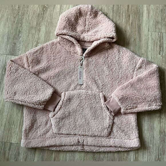 Love Tree Women's Pullover Sweate  Super Soft Teddy Faux Fur Hoodie Medium - Picture 1 of 6